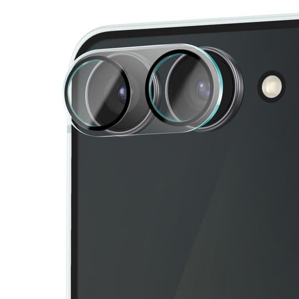Linskydd - IMAK - Galaxy Z Flip 7 - Härdat Glas - Stötsäker - Repbeständig Svart