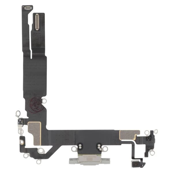 USB-C opladerstik til iPhone 17 med indbygget mikrofon hvid Vit