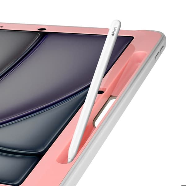 Etui til iPad Air 11" M4 Cosmo-model med marmor design og støttefunktion Supcase i multicolor Svart