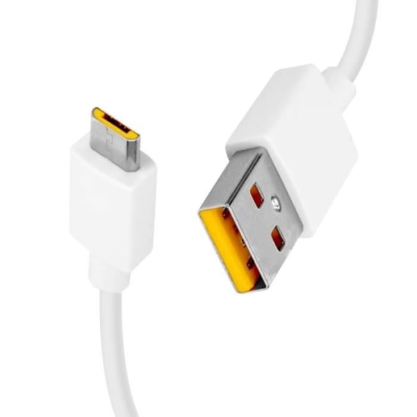 2A USB-mikro-USB-lataus- ja synkronointikaapeli 1 m alkuperäinen Realme White