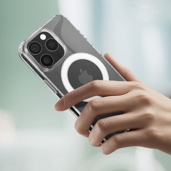 Kotelo iPhone 16 Prolle - 4SMARTS - Iskunkestävä 9H karkaistulla lasilla - Läpinäkyvä Transparent