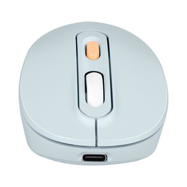 Trådløs Bluetooth eller WiFi 2,4Ghz mus præcision og komfort LinQ Bleg blå Blå