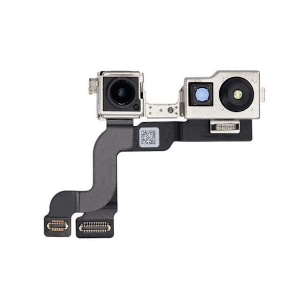 Frontkamera til iPhone 14 - Frontudskiftning - Sort - Frontkamera modul og forbindelse kabel Svart