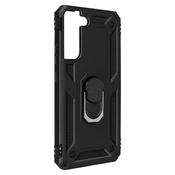 AVIZAR suojakuori Samsung Galaxy S22 Plus -puhelimelle - Iskunkestävä hybridi - rengasvideotuki - musta Svart