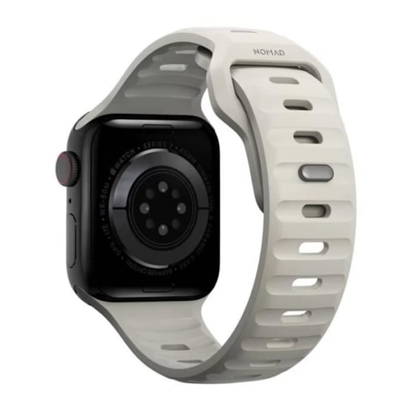 Urheilu Ranneke Apple Watchille 38/40/41/42mm Sport Band Nomad Harmaa Grå