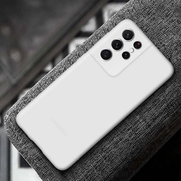 Cover Samsung Galaxy S21 Ultra Soft Touch Silikone Cover Original grå