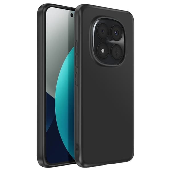 Silicone Cover til Redmi Note 15 Pro Plus 5G i Stødabsorberende Mayaxess Sort Svart