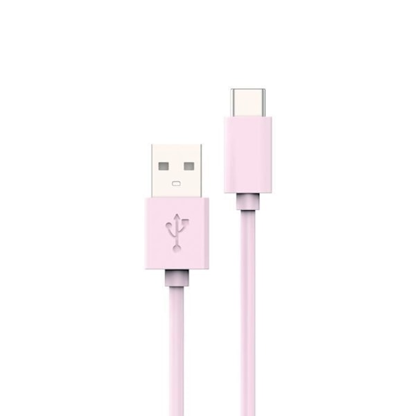 USB-A USB-C KABEL 1M ROSA