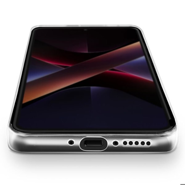 Skydd för Xiaomi Poco X7 Pro Kontur Silikon Transparent Vit