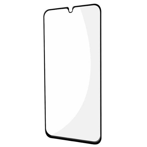 Härdat glas för Samsung Galaxy A34 5G 9H Hårdhet Transparent svart fasad kant Svart