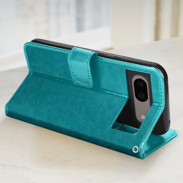 Etui til Google Pixel 8A - MAYAXESS - Pungholderfunktion - Turkis Turkos