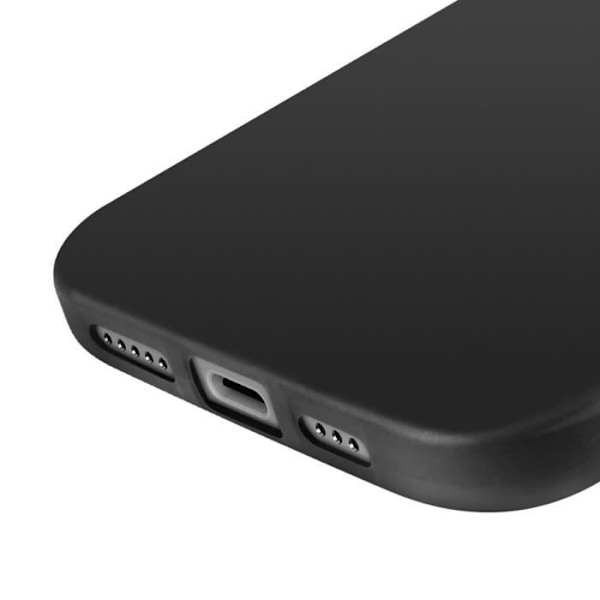 Coque til iPhone 16 Pro Silikone Blødt Tynd Belægning Mayaxess Sort Svart