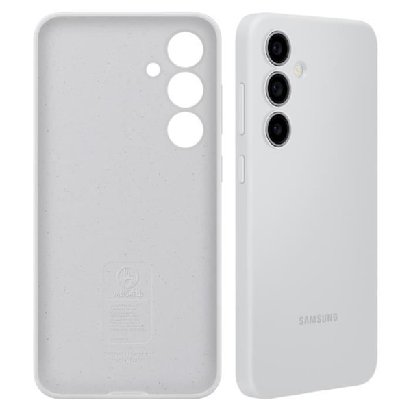 Coque för Samsung Galaxy S24 FE Silikon Flexibel Soft Touch Original Samsung Grå Grå