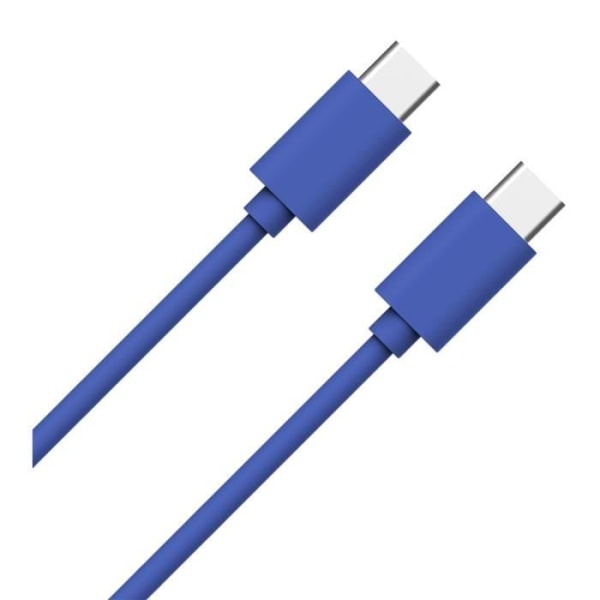 USB C/USB C-kabel 1m 3A Blå WOW