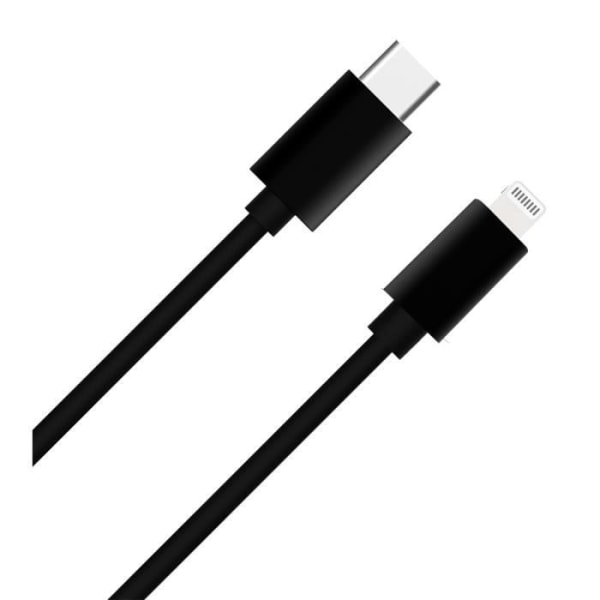 USB C/Lightning Kabel 1m 3A Svart WOW