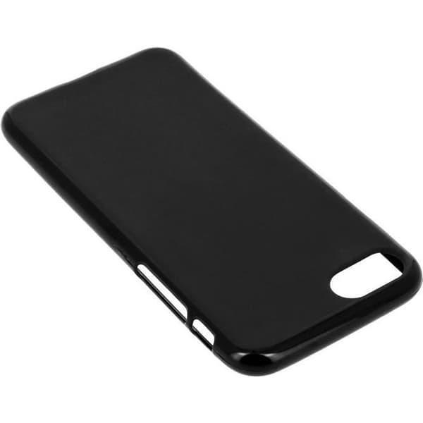 Coque - ADVARSEL - iPhone 7 / 8 - Silikone Gel - Blød - Beskyttelse mod Stød og Ridser Svart