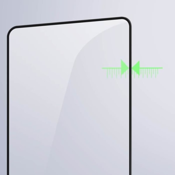 Beskyttelsesfilm - AVIZAR - Xiaomi Poco F5 Pro - 9H hærdet glas - Anti-ridse - Enkel installation Svart