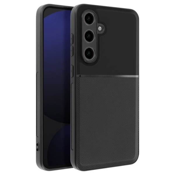Skal för Samsung Galaxy S24 FE Bi-material Stöttålig Svart Svart