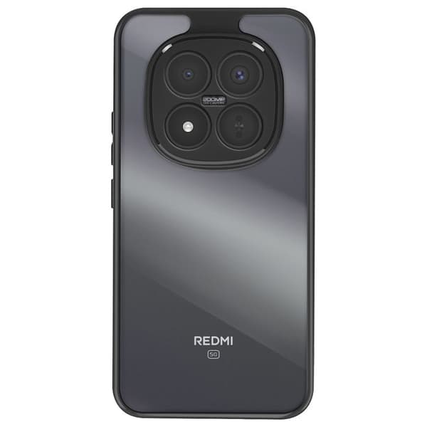 Cover til Redmi Note 15 Pro Plus 5G med blød kant iMak sort transparent Svart
