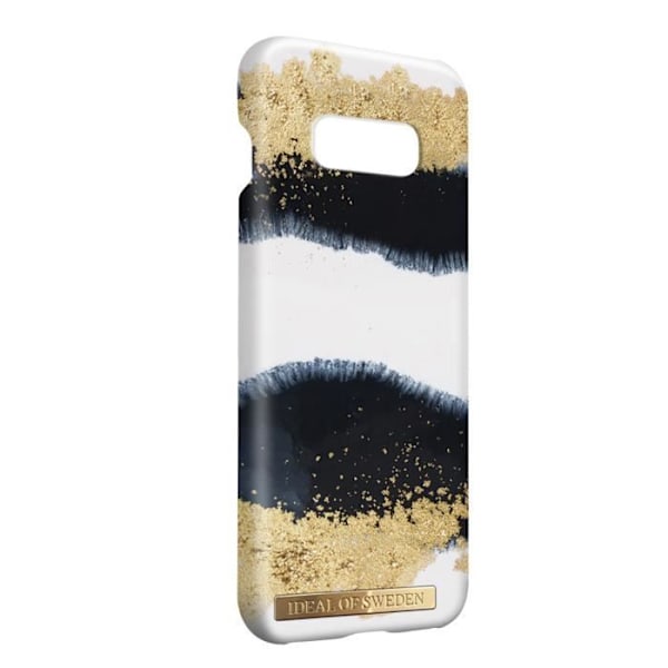 Coque Galaxy S10e - Ideal of Sweden - Glänsande Lakrits - Resistent - Trådlös laddning QI Gul