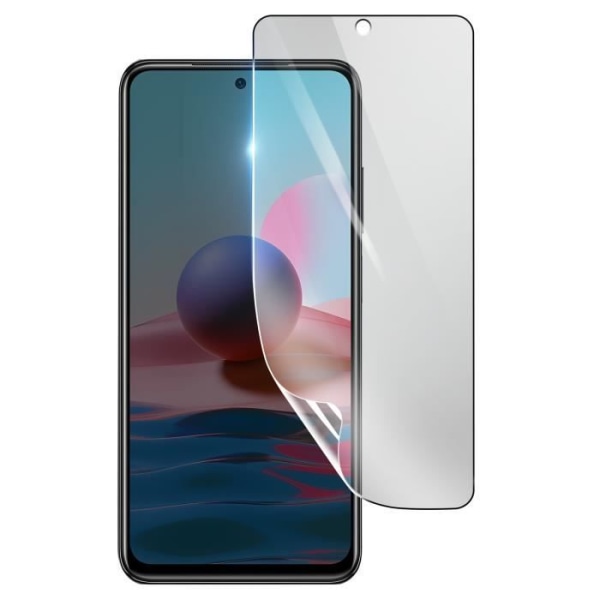 Skärmskydd - 3MK - Xiaomi Redmi Note 10 - Stötsäker Hydrogel - Transparent - Reptålig Transparent