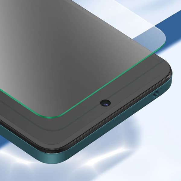 Härdat glas - AVIZAR - Google Pixel 9a - Hårdhet 9H - Rep-skydd - Avfasade kanter Vit