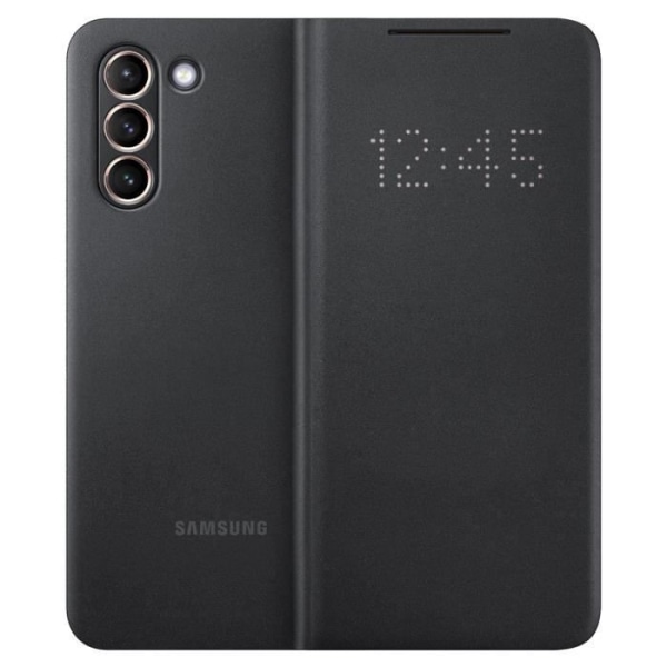 Samsung Galaxy S21 Plus Smart Flip Fodral Led View Cover Original Svart