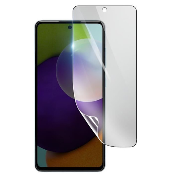 Näytönsuoja - 3MK - Samsung Galaxy A52 - Iskunkestävä Hydrogeeli - Läpinäkyvä - Naarmuuntumaton Transparent