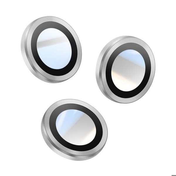 Objektbeskyttelse - AVIZAR - iPhone 17 Pro Max - Tempereret Glas - Sølv Kant - Ridsefæstigt Grå