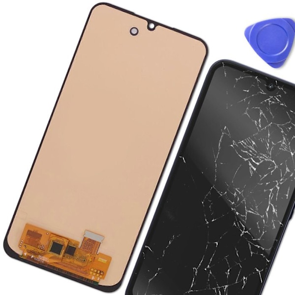 LCD-näyttö ja kosketusnäyttö Samsung Galaxy A25 Musta Svart
