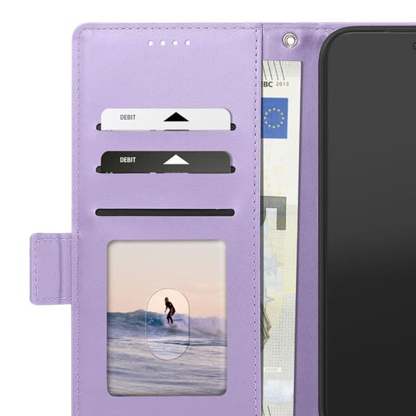 Plånboksfodral för Redmi Note 17 Serie Smart Book med Stöd Lavendel Violett