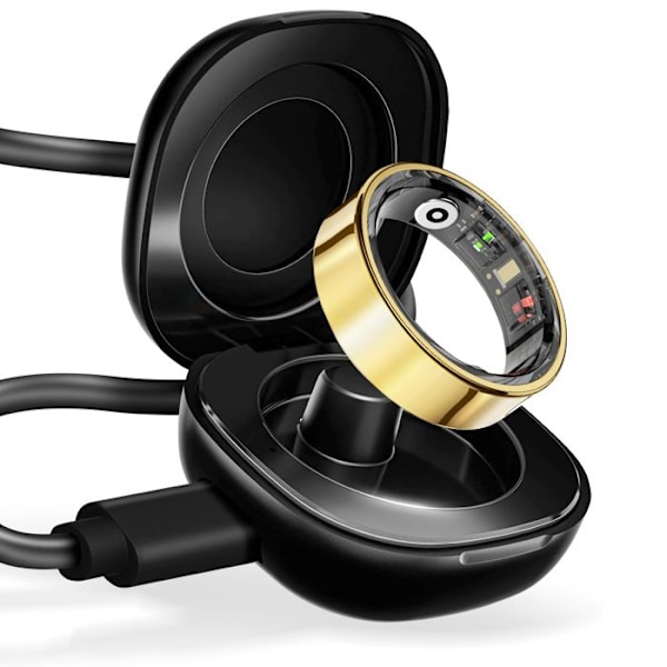 Bluetooth-yhteydellä varustettu älykello, terveysseuranta, monikäyttöinen, vedenkestävä, koko 11, kultainen