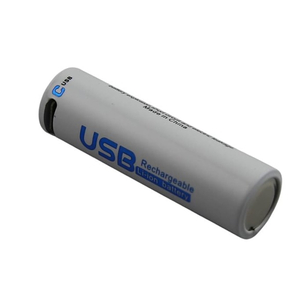 Batteri 1.5V 1700mAh Kompatibel 14500 AA med USB-C Port Uppladdningsbar