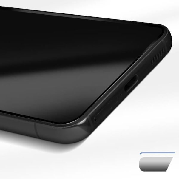 Skärmskydd - AVIZAR - Härdat glas - Samsung S22 Plus - Hårdhet 9H - Ultratunn Svart