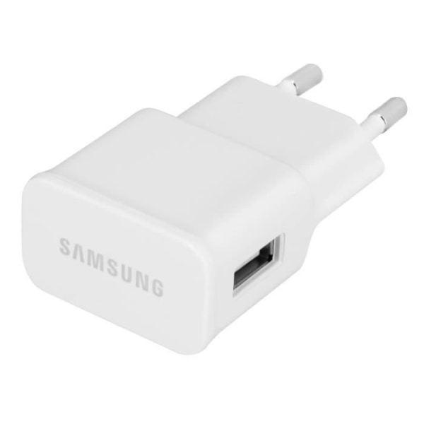 Pakkaus 2A verkkolaturi + 1,5 m mikro-USB-kaapeli Samsung ETA-U90 - valkoinen