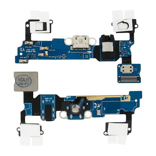 Latausliitännän kaapeli - AVIZAR - Samsung Galaxy A7 - Micro-USB - Jack 3.5 - Musta Svart