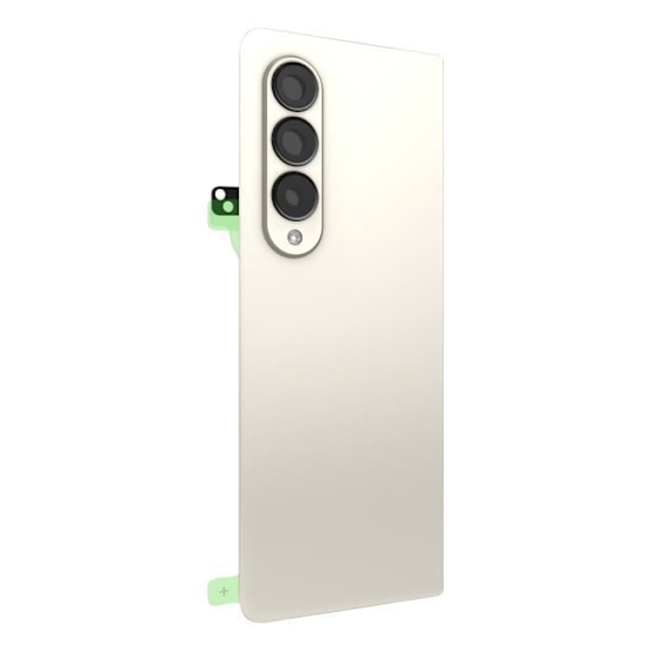 Alkuperäinen akun suojus Samsung Galaxy Z Fold 4 Beigelle kameran linssillä