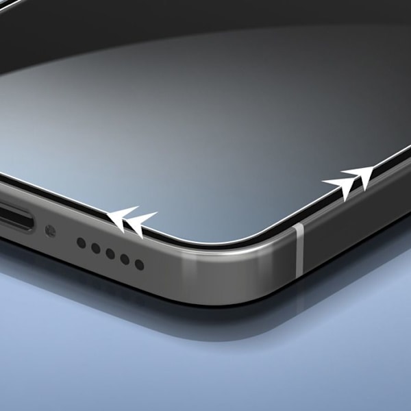 Hærdet glas iPhone 16e Høj modstand 9H Anti ridser 0,33 mm MW Gennemsigtig Vit