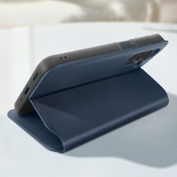 AVIZAR-kotelo Samsung Galaxy A16 -puhelimelle - Midnight Blue - korttikotelon läppä ja videotuki Blå