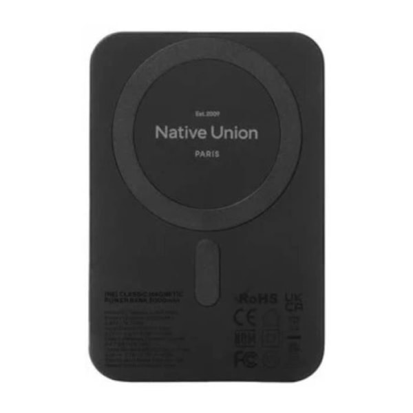 Ekstern batteri 5000mAh Magnetisk MagSafe & Qi2 Native Union Gul Gul