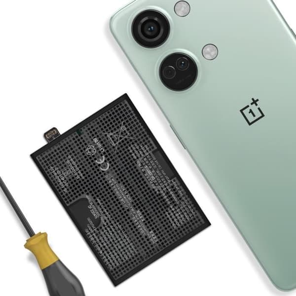 Interna batteri til OnePlus Nord 3 5G 5000mAh model BLP925 Sort Svart