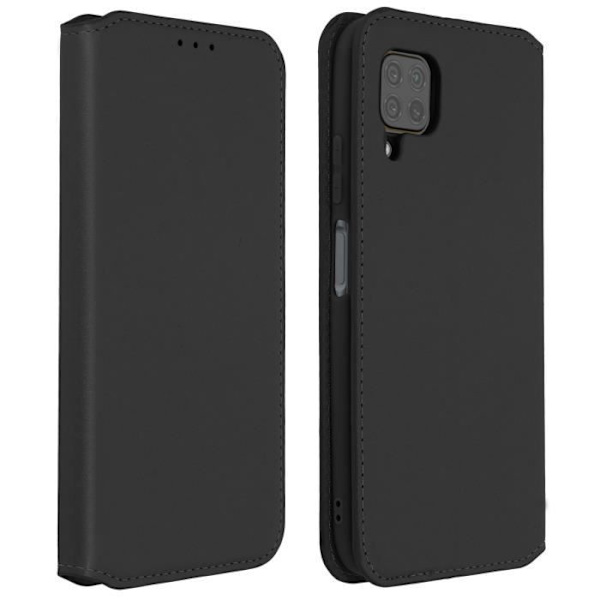 Housse - AVIZAR - Huawei P40 Lite - Folio-lompakko - Ekologinen nahka - Musta Svart