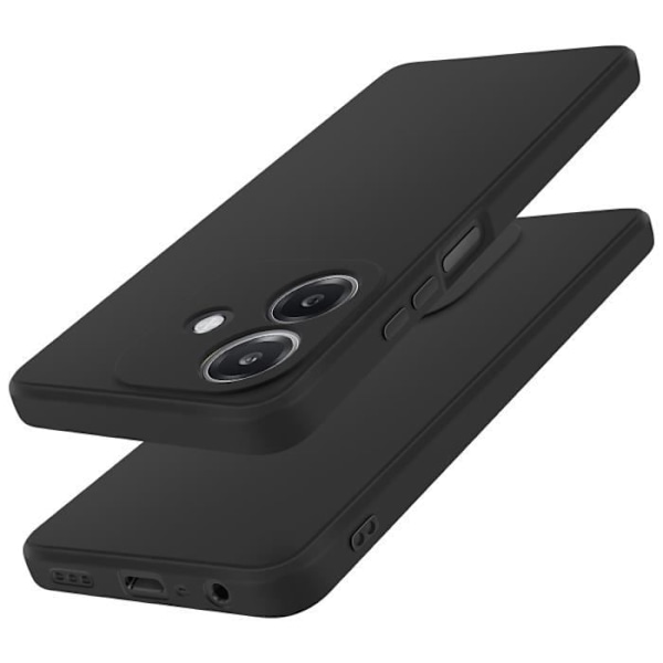 Siliconfodral för Oppo A40 Matt Svart Svart