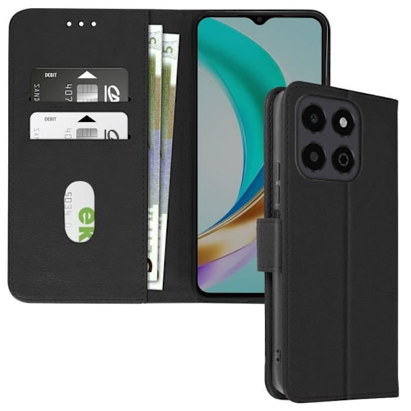 Honor X6b Klipsikotelo ja Video Tuki Musta Svart