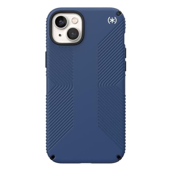 Speck Presidio2 Grip Cover iPhone 14 Plus - Kystblå / Hvid, Armor Cloud, MICROBAN Kystblå