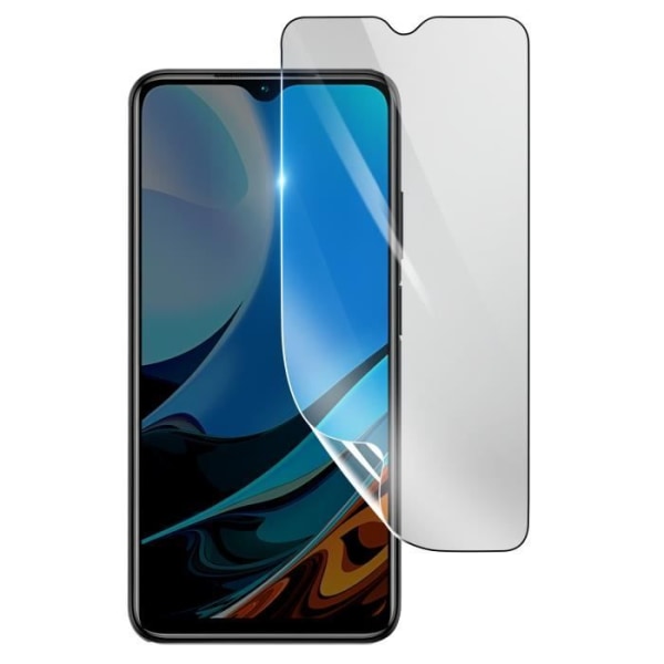 Näytönsuoja - 3MK - Xiaomi Redmi 9T - Iskunkestävä Hydrogeeli - Läpinäkyvä - Naarmuuntumaton Transparent