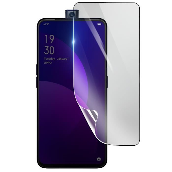 Näytönsuoja - 3MK - Oppo F11 Pro - Iskunkestävä Hydrogeeli - Läpinäkyvä - Naarmuuntumaton Transparent