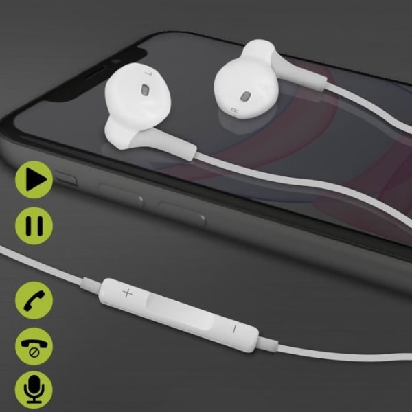 Bluetooth-kuulokkeet - MOXIE - Moxie White - Lightning-liitin - In-ear - Äänenhallinta