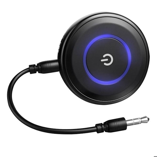 Bluetooth 5.0 audio adapter til 3.5mm jack Transmitter / Receiver Akashi Svart