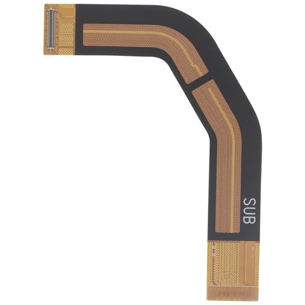Erstatningsskærm - AVIZAR - Galaxy Tab S9 FE+ - Hovedconnector - Sort - Flex Svart